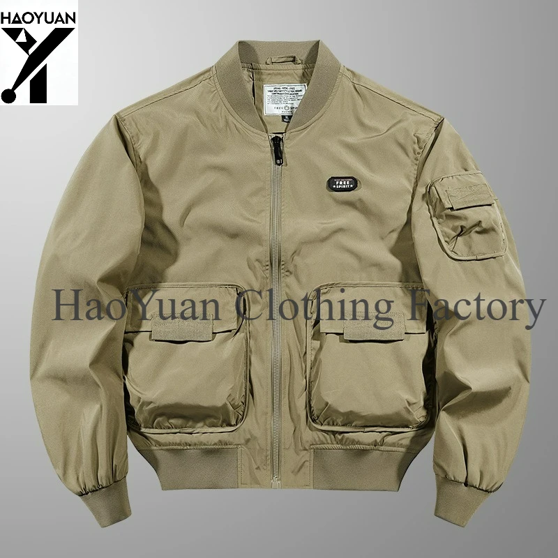 Spring and Autumn Men's Casual Jacket Breathable Outdoor Cycling Sports Hiking Travel Camping Mountaineering Men's Work Clothes - view 4