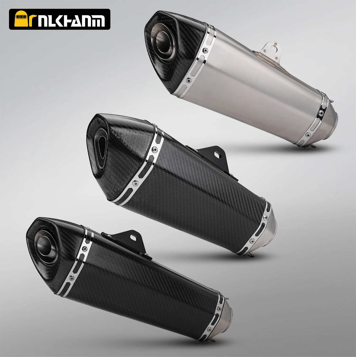 

51mm universal motorcycle exhaust system modification carbon muffler with DB killer for GSXR-1000 ZX10R YZF-R1 ZXJC 500RR