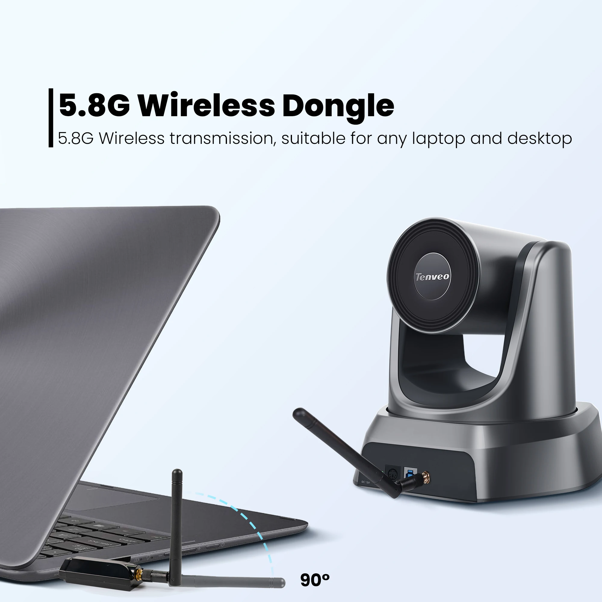 Tenveo NVSeries 20W 20x Zoom óptico USB3.0 Cámara de conferencia PTZ Cámara de vídeo 1080P con varias necesidades de reuniones