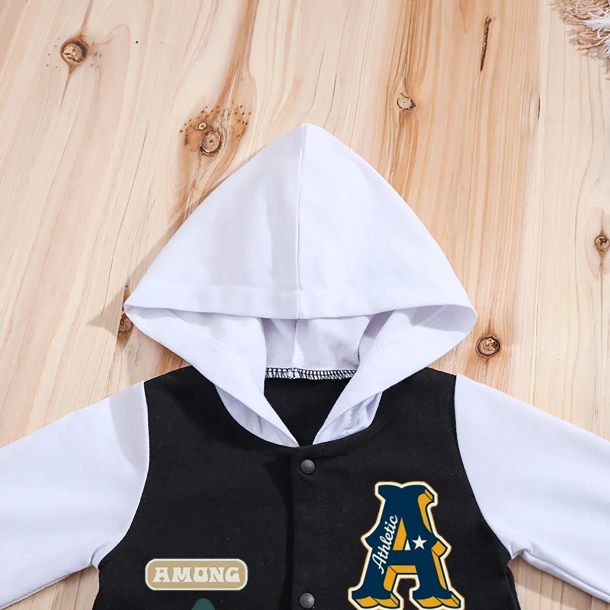 IURNXB Baby Boys Girls Romper Hooded Baseball Long Sleeve Infant Onesie Beach Outfits Newborn Sweatshirt Clothes Jumpsuit 0-18M