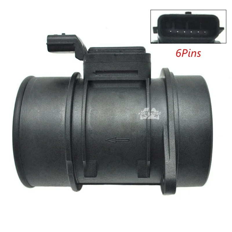 5WK97007 Mass Air Flow Meter MAF Sensor For Renault Clio Laguna Nissan Note Micra 5WK97007Z 8200358901 H8200299956