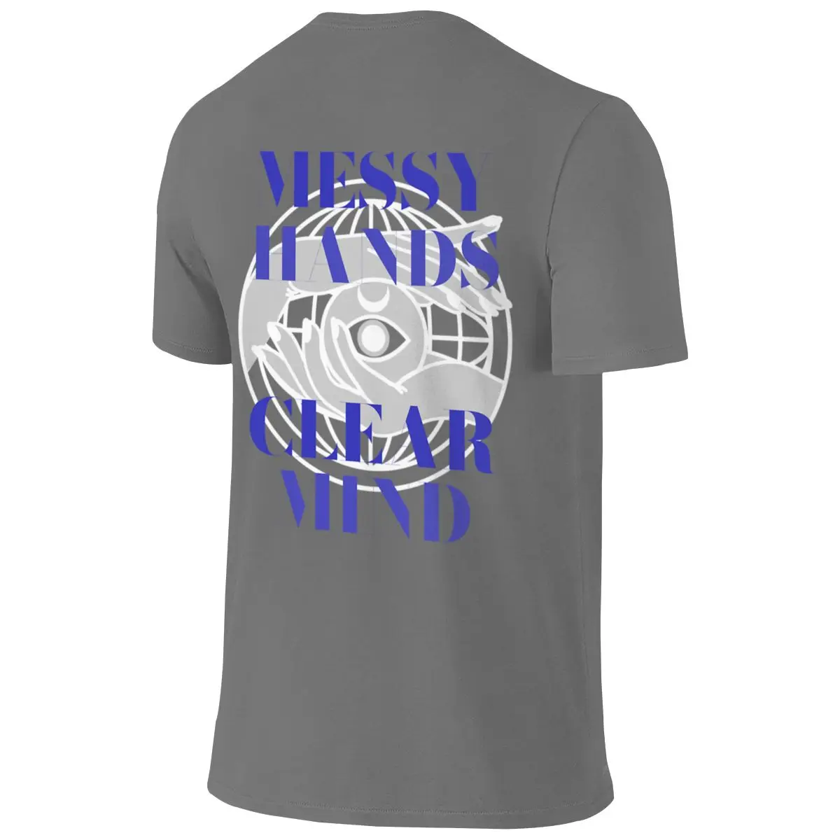 Messy Hands Clear Mind Creative Hobby Chaos Hong Kong Style Reversible T-shirt Business Casual Soft Tones Tee