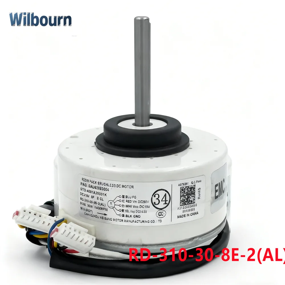 

RD-310-30-8E-2(AL) SIC-37CVJ-F130-3 Brand new for LG air conditioner DC fan motor EAU62983004 4681A20091K air conditioner access