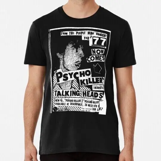 Psycho Killer 77 distressed Design S to 5XL Made in the USA T-Shirt