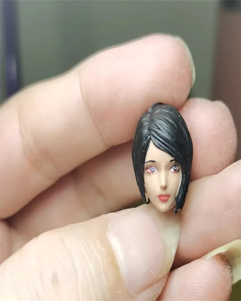 

Little 1/18 Female Soldier Ada Wong Head Carving Sculpture Model Toy High Quality Fit 3.75'' Action Figures Body In Stock