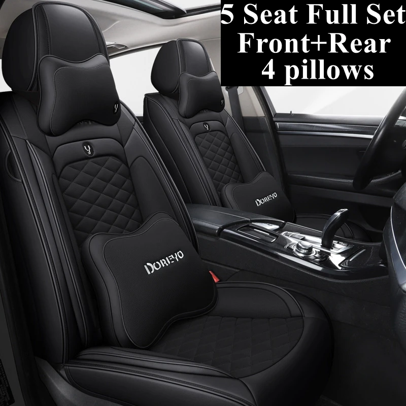 Car Seat Cover Set for Nissan Almera Altima Cedric Cefiro Fuga March Micro Note Pulsar Rogue Sentra Silvia Teana Xterra X-trail