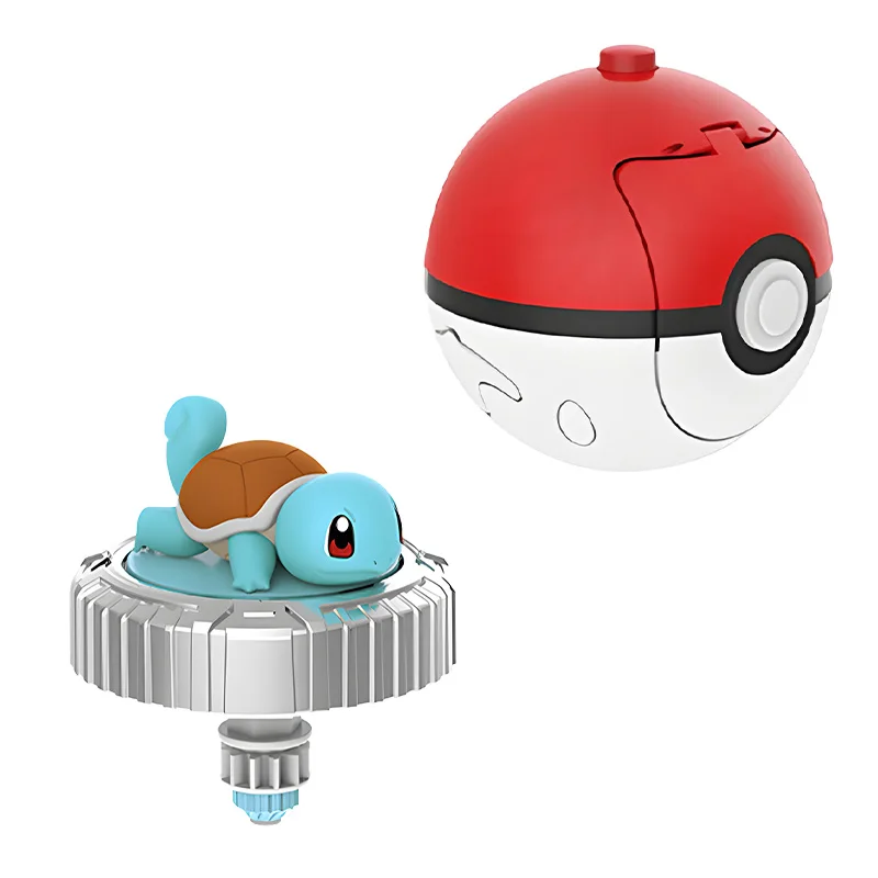 Pokemon Figuur Draaitop Actie Eevee Pikachu Charmander Squirtle Ball Spinner Battle Arena Speelgoed Elf Pokeball Pocket Monster
