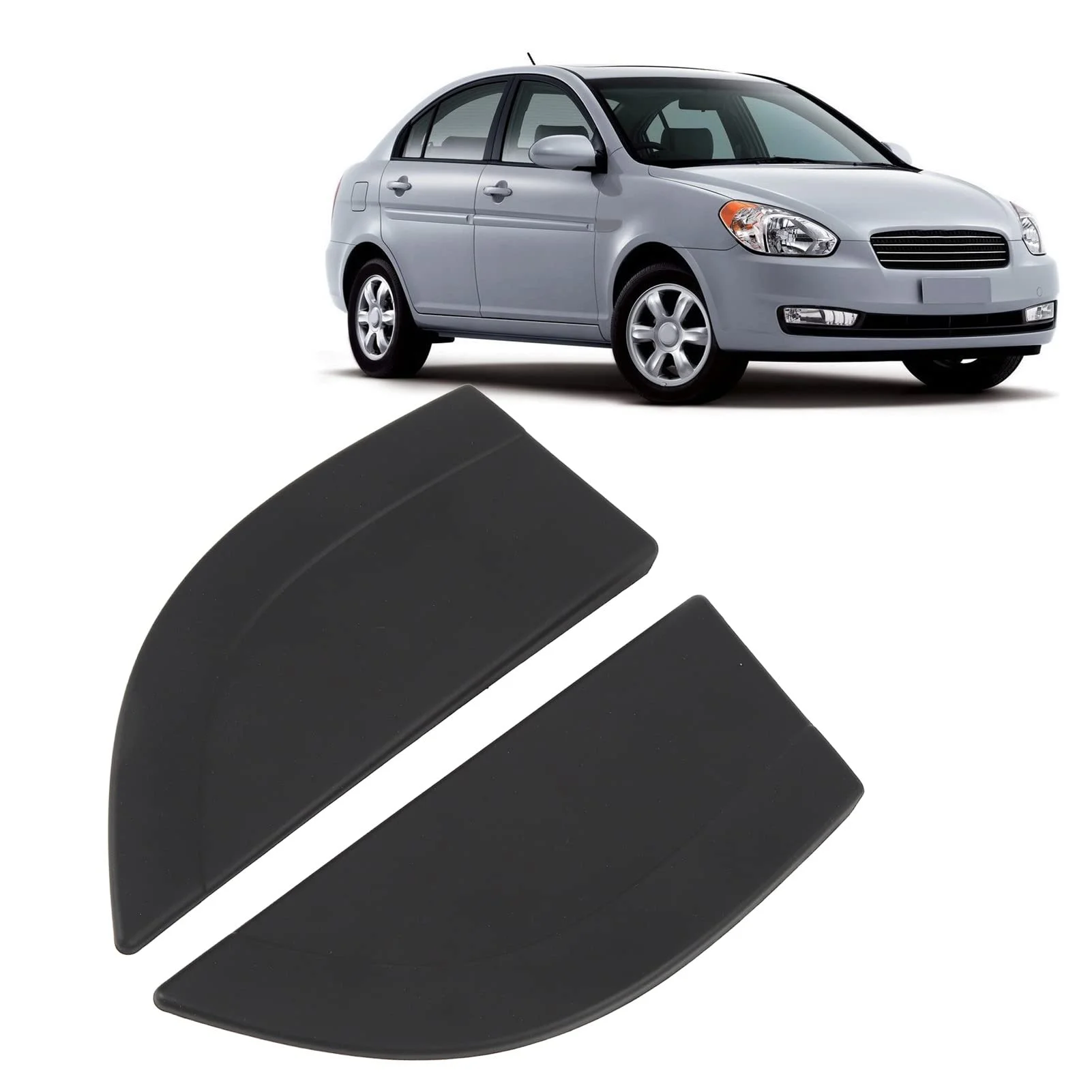 for Hyundai Accent Rear Door Trim 83840-1E000 83830-1E000 2Pcs Left Right Quarter Window Molding