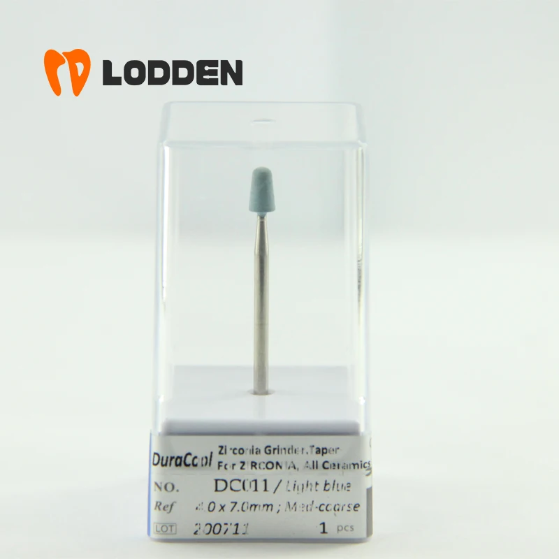 Lodden Dental Lab Polijstmachine Diamant Poloshing Kopwiel Voor Emax Zirkonia Blauw Medium Deatale Slijpen Keramiek Kronen Steen Burs