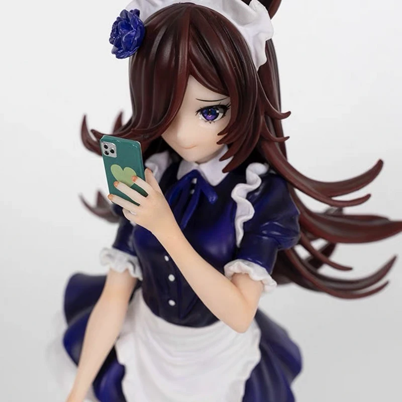 25cm Umamusume: Pretty Derby Model Gk Rice Shower Oriental Style Ornament Anime Figure Beautiful Girl Statue Children Doll Gifts