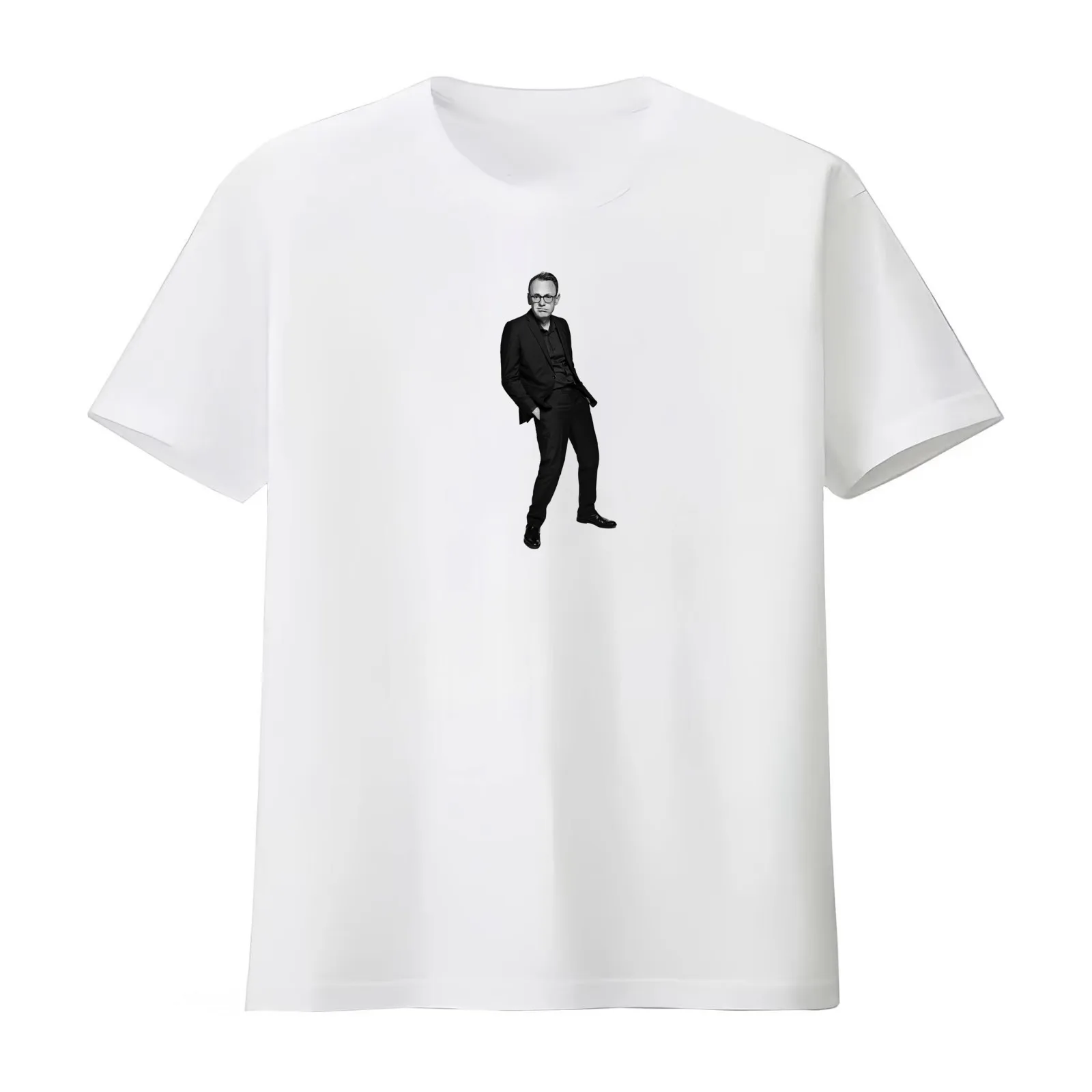 Sean Lock casual pose T-Shirt Summer Casual Cotton Tee Oversized Streetwear Tops Vintage Graphic Print Unisex Men Women