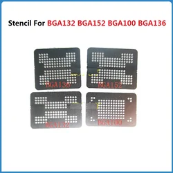 Stencil a riscaldamento diretto per BGA132 BGA152 BGA100 BGA136 U disco SSD disco a stato solido EMMC carattere memoria Chip Reballing riparazione Stenc