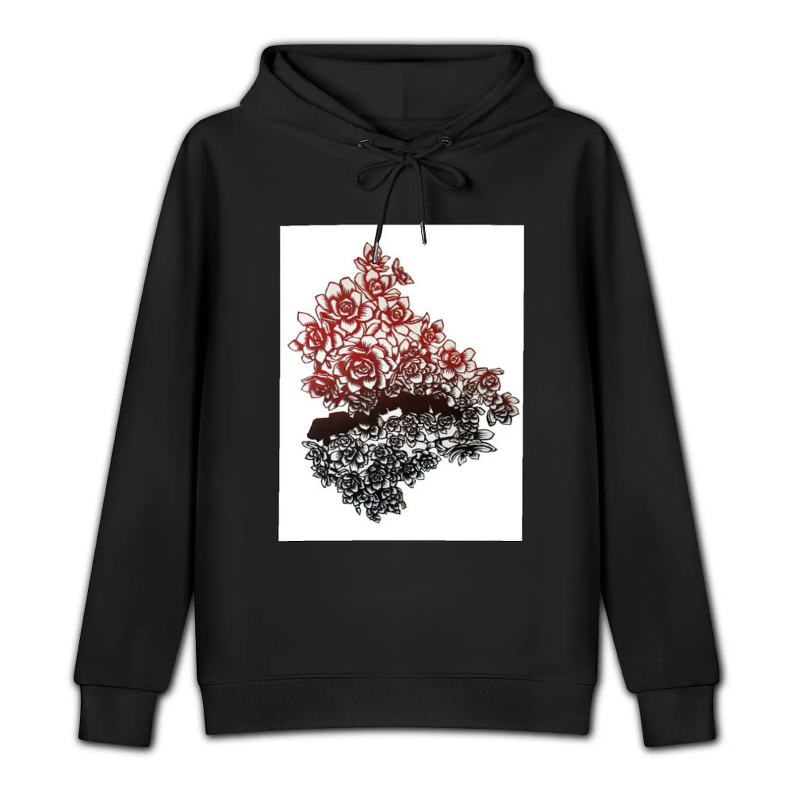 Two Tone Succulents Pullover Hoodie clothes for men korean clothes korean autumn clothes designer hoodies