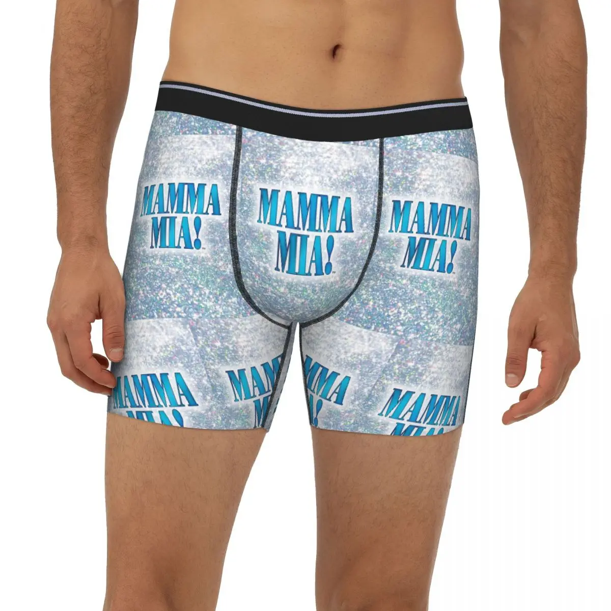 

Mamma Mia Long Boxer Underpants Short Men's Panties Soft Underwear for Homme Man Boyfriend Gifts