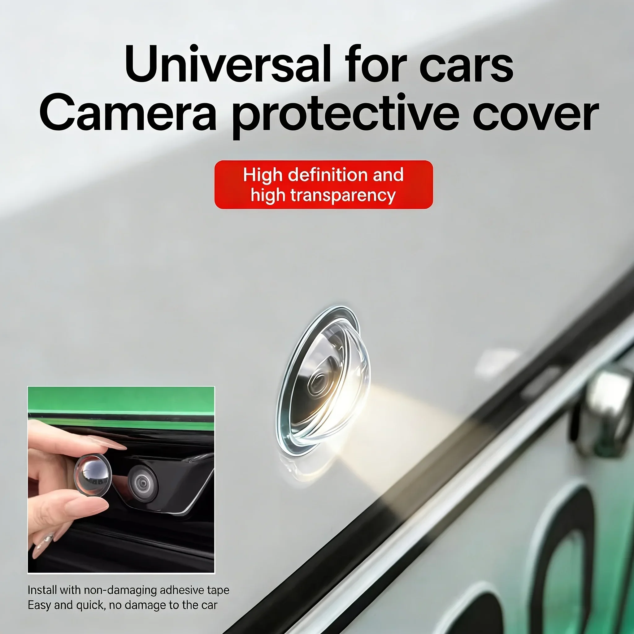 Crystal Clear Rear Camera Lens Protector, High Transparency Cover, Anti-Scratch & Waterproof Design