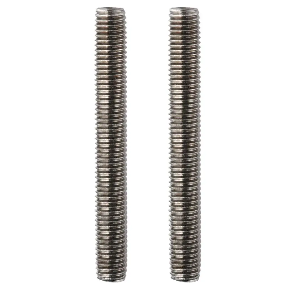 Varilla totalmente roscada para mano derecha, 2 piezas, M14, 2mm, tornillo largo roscado, varillas de acero inoxidable 304, pernos de barra