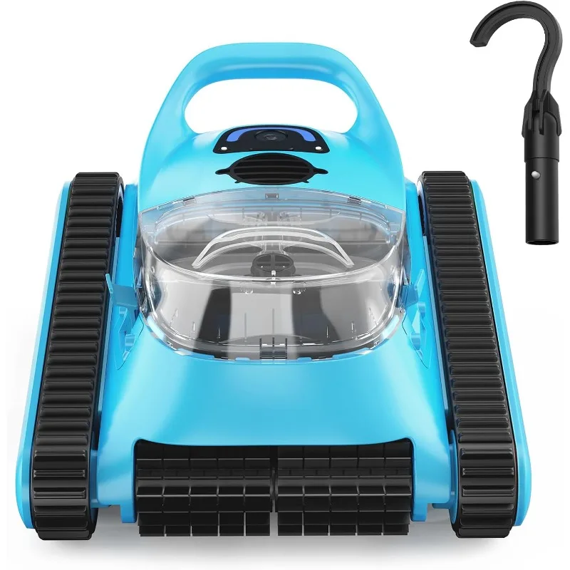 Robot de nettoyage de piscine automatique sans fil, aspirateur de piscine pour piscine hors sol, nettoyage des lignes de flottaison des sols muraux