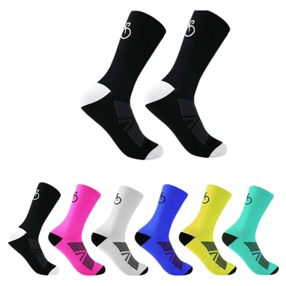 AliExpress Cycling Socks MTB bike Socks Breathable Quick-Drying Stretch Road Bicycle Socks Outdoor Sports Racing Running Cycling Socks
