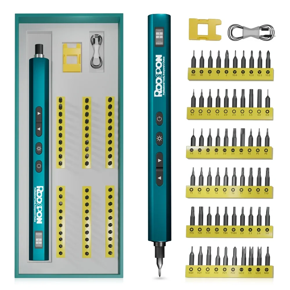 Wireless Digital Precision Electric Screwdriver USB Type C Power Tools For Reparing Phone Laptop Earphone LED Display