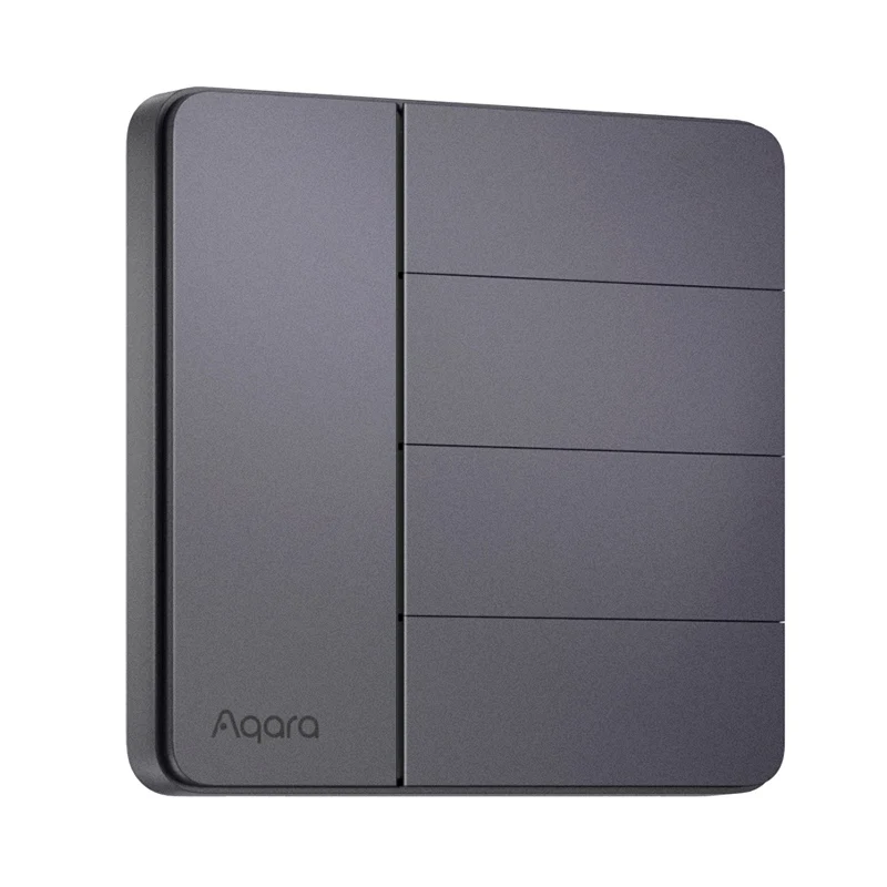 Aqara Smart Wall Switch Z1 Meer controle Zigbee 3.0 Compatibel met Single Live/Neutral Wire Design Werk met Mi Home HomeKit APP