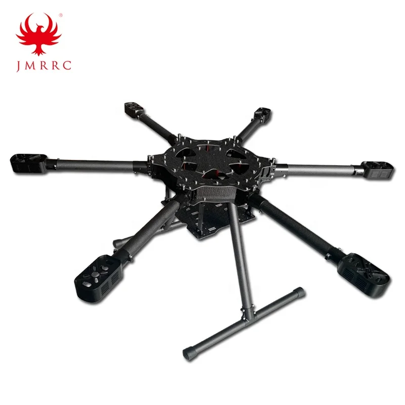 

960mm Full Carbon Fiber Hexa-Rotor Frame Foldable Arm Hexacopter Frame Kit with Unflodable Landing Gear for FPV JMRRC