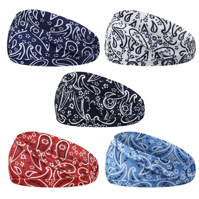 Fashion Female Headband Adult Cross Hair Ribbon Temperament Print Knot Hair Hoop Hair Accessories Role