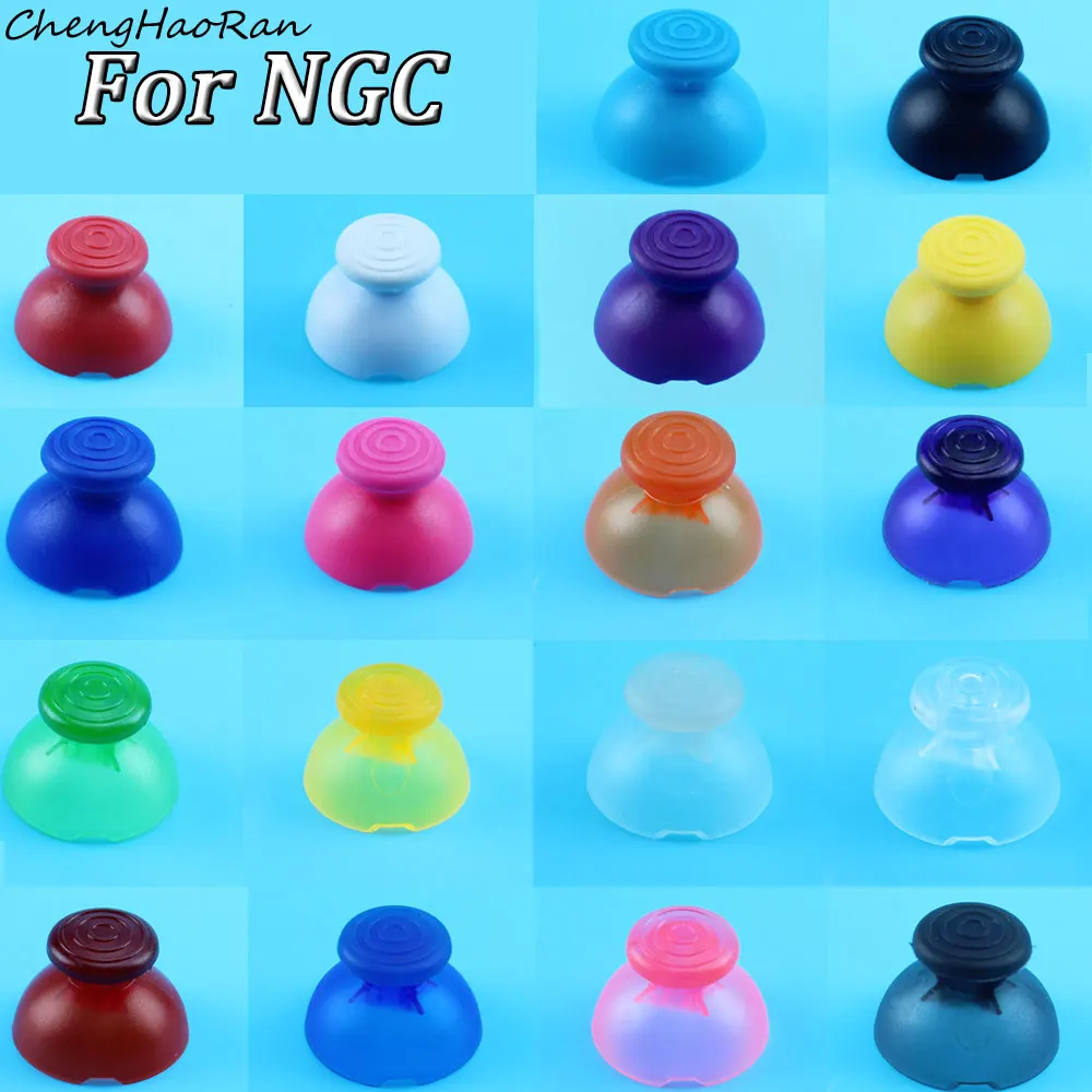 

ChengHaoRan 1pcs Replacement Analog Joystick Thumb Button Thumb Stick Cap for Nintend GameCube NGC GC Controller