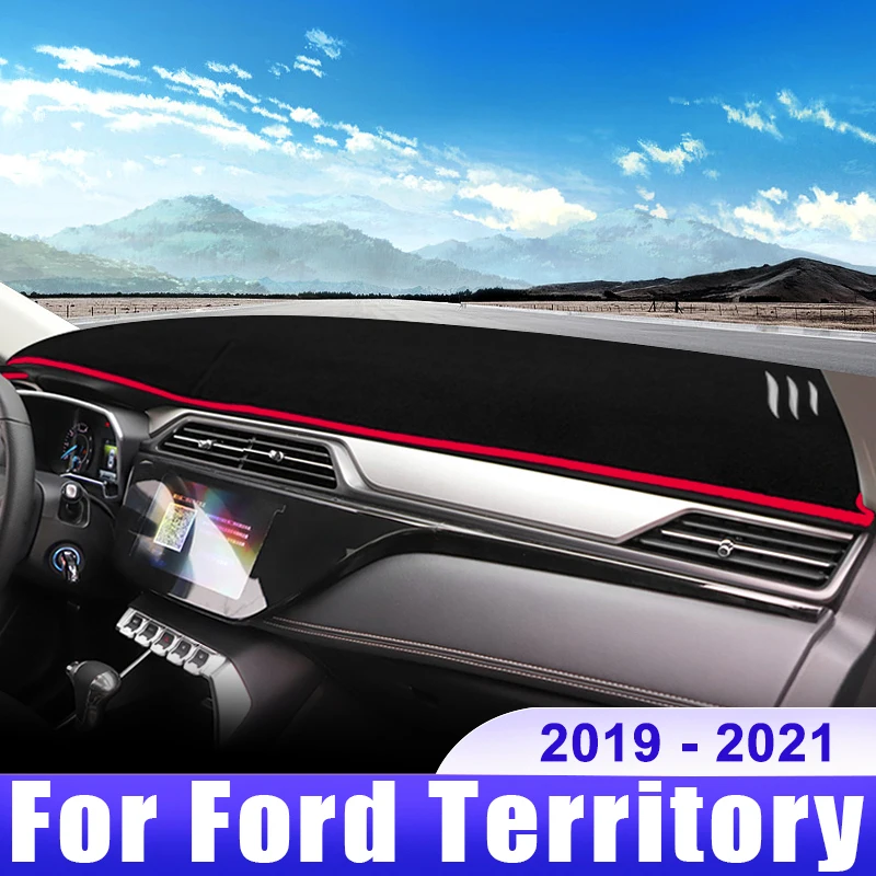 

For Ford Territory 2019 2020 2021 Car Dashboard Cover Dash Mat Sun Shade Avoid Light Non-slip Pad Interior Accessories