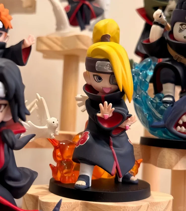 12 Stück Blindboxen mit Naruto Qibaodeng, Kampf mit Xiao, Stinktierfigur, schrillen Dekorationen, mysteriösen Geschenkboxen. – Detail 11