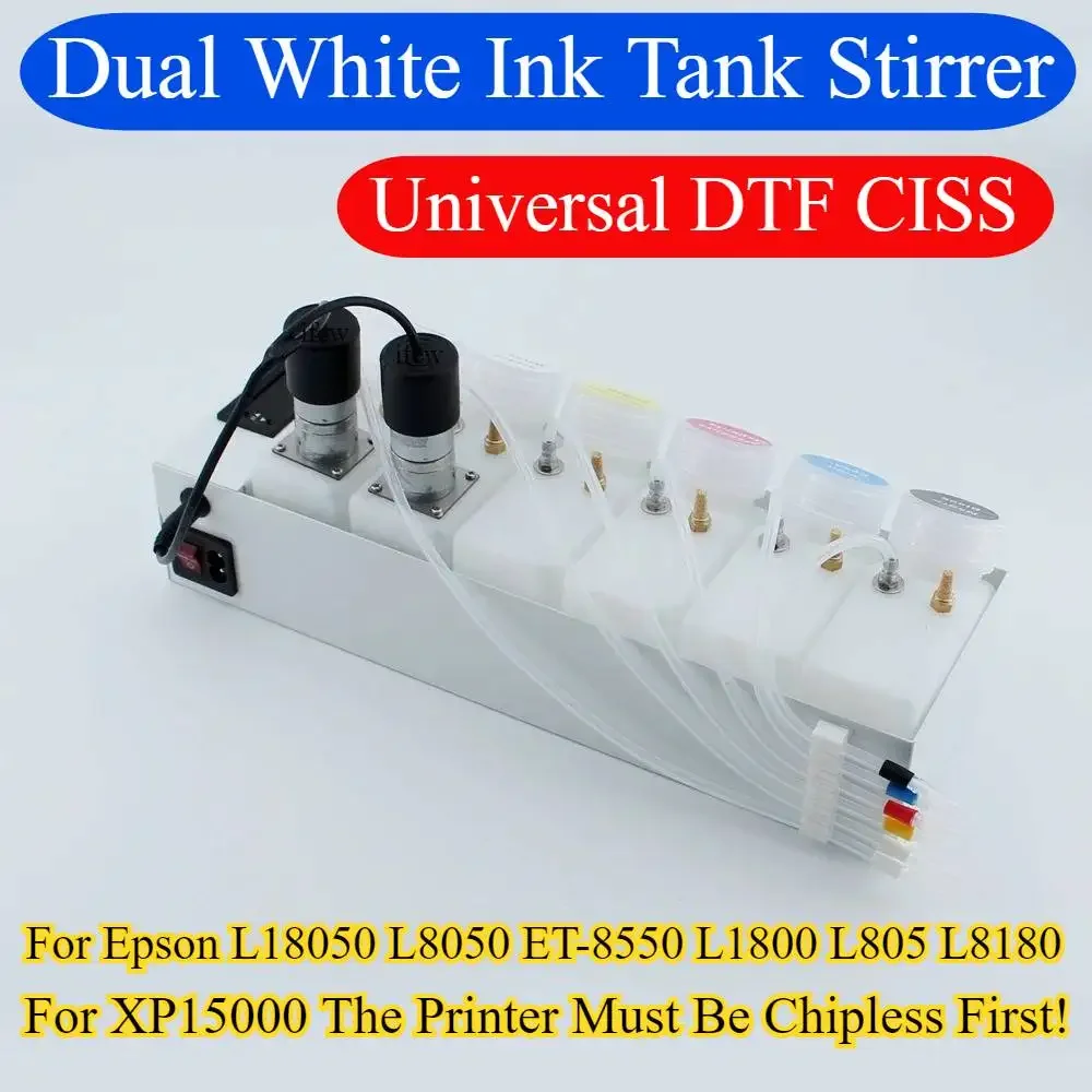 

6 Colors DTF Printing Convert System Kit Printer Modify DTF Tool For Epson L18050 L8050 ET-8550 XP15000 L1800 L805 L8180 L800