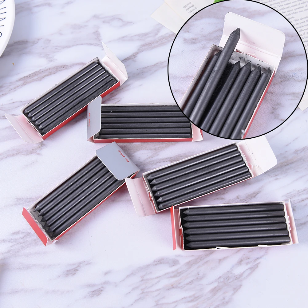 

6Pcs/ Box 5.6mm HB 2B 4B 6B 8B Mechanical Lead Auto Clutch Pencil Holder Refill