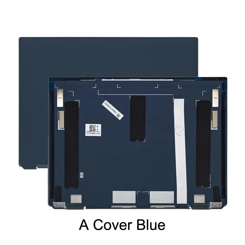 Imagem -03 - Tampa Superior do Lcd do Portátil Spectre X360 de hp Série 14-ea Palmrest Estojo Inferior Superior Tampa Traseira Prateado Azul a c Shell d Novo