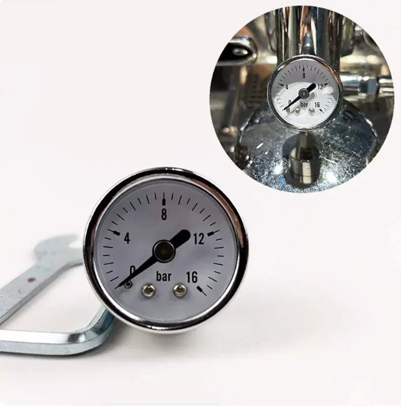 Suitable For E61Semi-automatic Coffee Machine Brewing Head Pressure Gauge Thermometer Modification Accessories 1PC