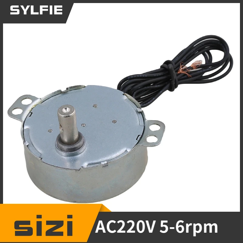 Synchronous Motor AC 220-240V 50/60Hz 4W 5/6 RPM Robust TYC-50 Torque 4KGF.CM