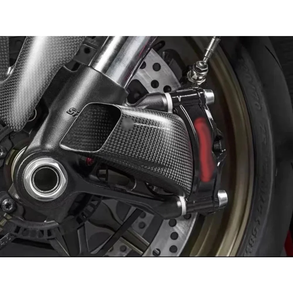 Motorcycle Front Brake Air Ducting Caliper Radiator Cover For DUCATI PANIGALE V4 V4S Streetfighter V4/S Carbon Fiber Accessories