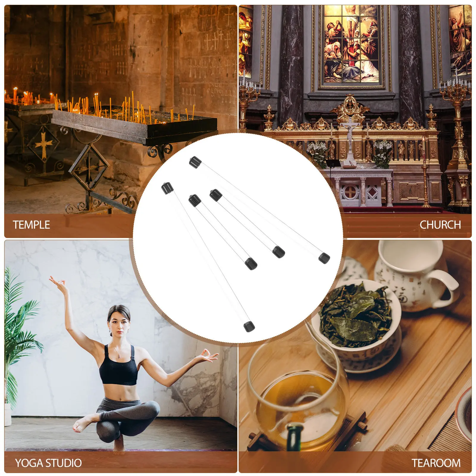 

Набор из 4 прозрачных пластиковых тубусов для хранения благовоний: портативные, легкие, герметичные, влагостойкие, для ароматических палочек и образцов