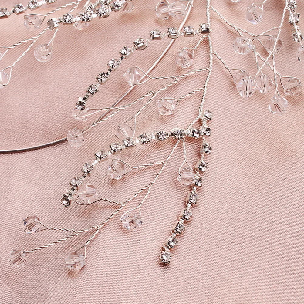 

Celebration Headband Bridal Crystal Headdress Diamond Headpiece Hair Accessories Attractive Headwear Rhinestone Decoration