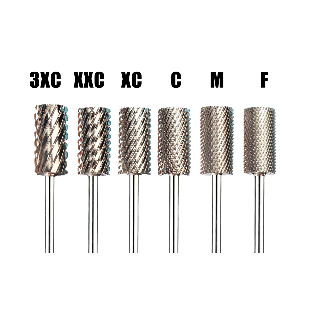 1pc Tungsten Nail Drill Bit Electric Manicure Cutters Milling Cutter Remove Burr Nail Polish Equipment Accessories Tools