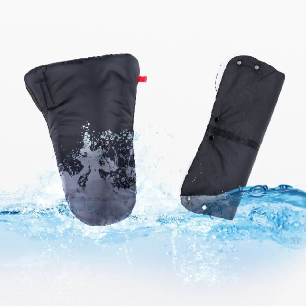 

Stroller Accessories Warm Fur Pushchair Fleece Hand Cover Waterproof Thick Baby Push Chair Glove Universal Cart Gloves Stroller