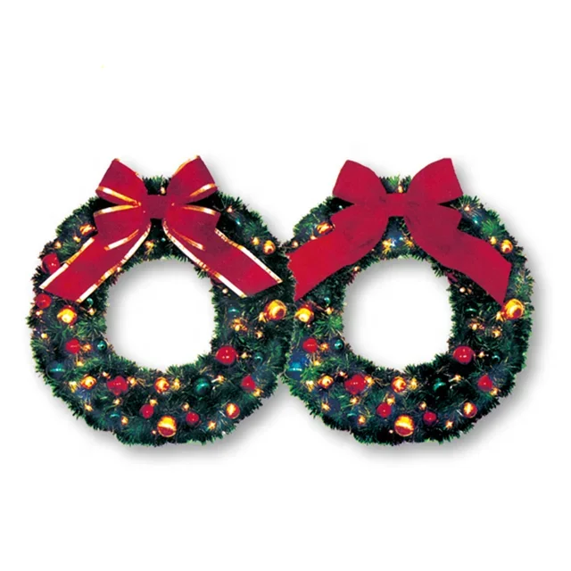 Wall Hanging Ornament Talking Small Christmas Wreath Artificial