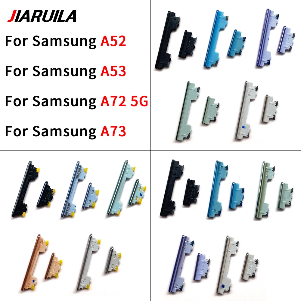 Phone Power Volume Button For Samsung A52 A53 A73 A72 5G Power Button ON OFF Volume Up Down Side Button Key