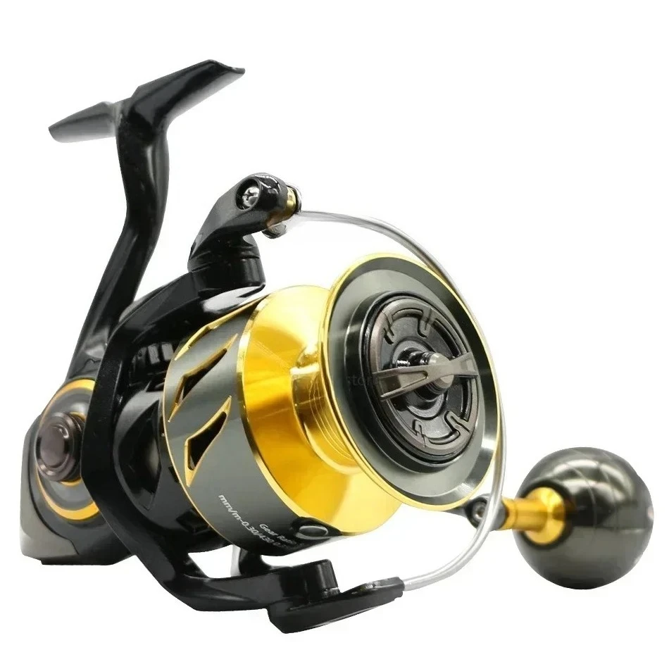 For 5.1:18000HG Sea Saltwater Spinning Reel Sea Fishing Carrete De Pesca Reels for Trolling and Bait Casting