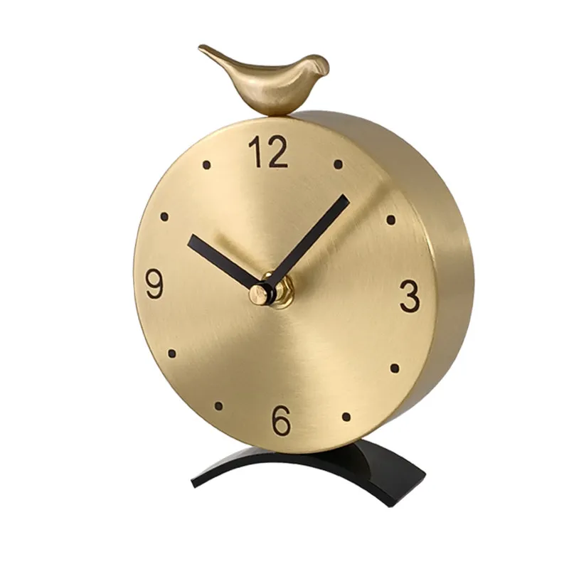 Home Fashion Desktop Clock Mute Creative Table Countertop Decoration Sitting Clock