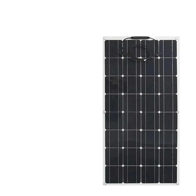 

Flexible Solar Panel High Efficiency Monocrystalline Silicon Solar Cell Waterproof Solar Charger Car Boat Battery Charging