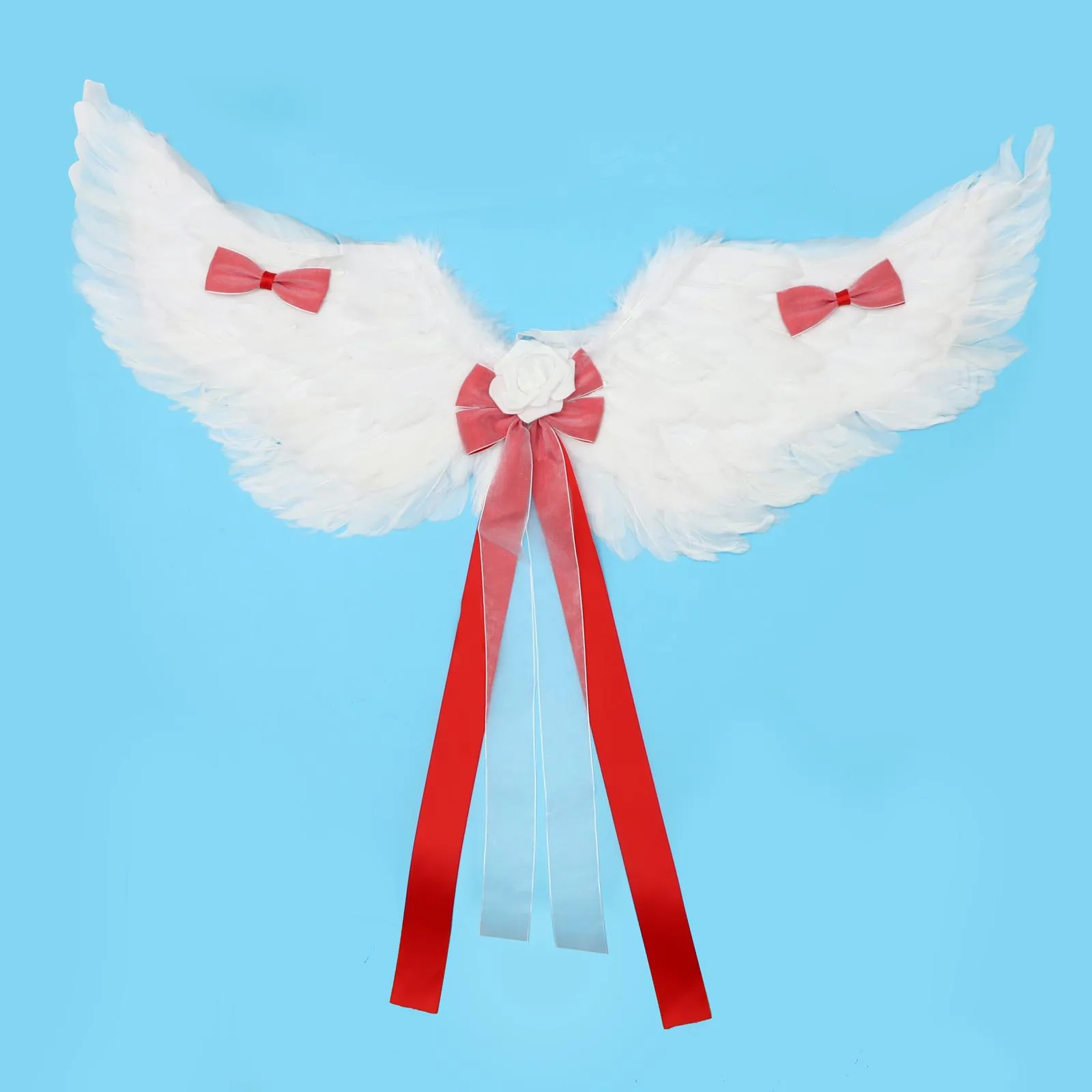 Skrzydła Anioła 3D na Halloween, Skrzydła do Cosplayu dla Dorosłych i Dzieci, Duże Skrzydła z Piór Jaskółki, Karnawałowy Festiwal, Kostium Anioła Diabła do Cosplayu