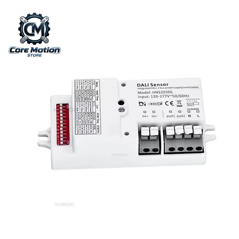 HNS203DL D4i Dimming and Daylight Harvest Push Function Human Microwave Light Motion Sensor