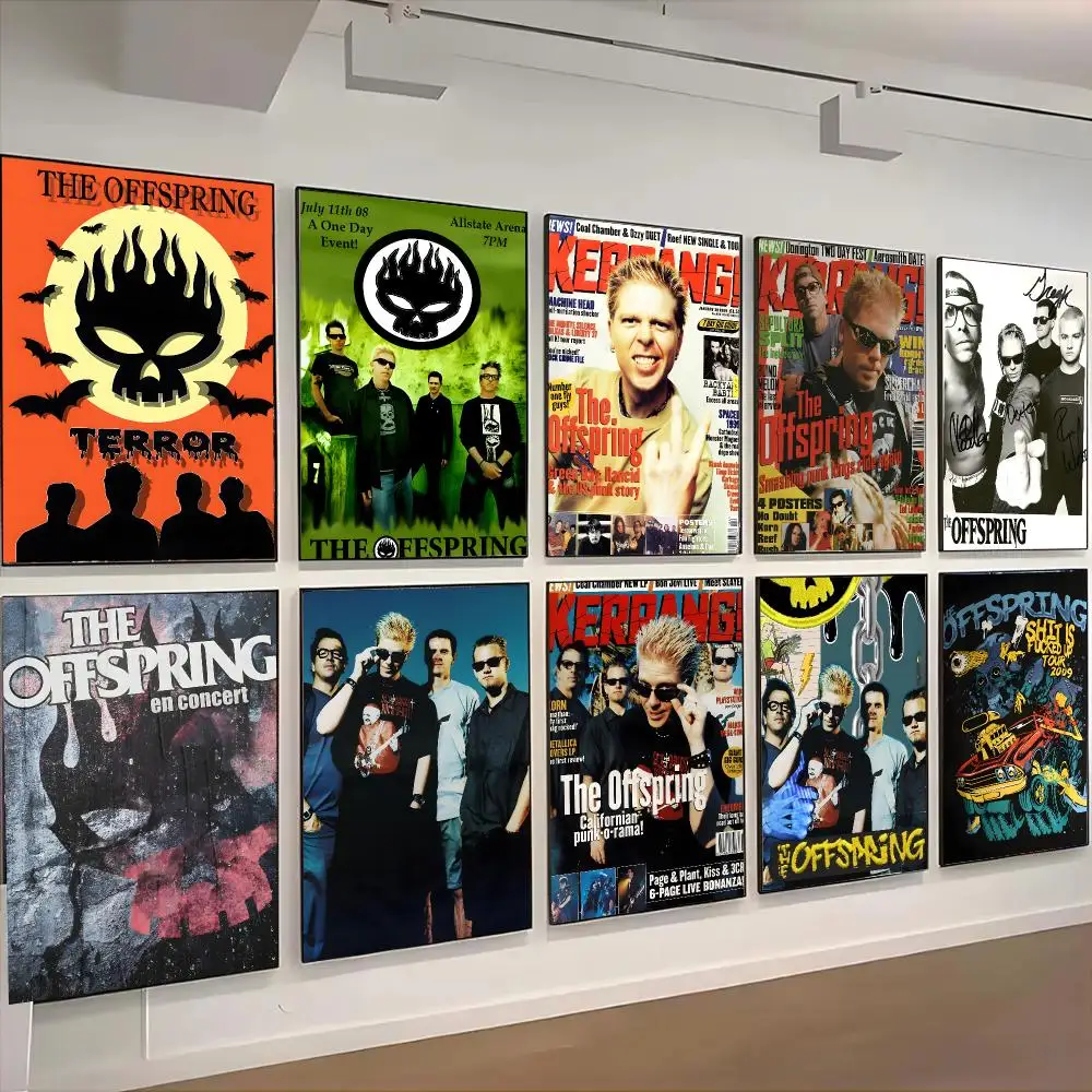 1PC The O-offspring Rock Band Poster Living Room Bedroom Party Bar Decor Moisture-proof Art Wall Painting