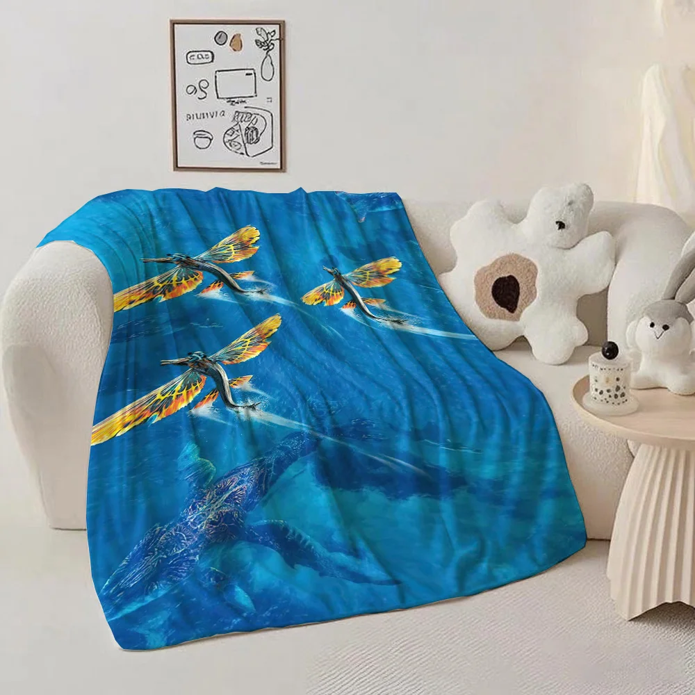 Double Bed Blankets and Throws Kawaii A-Avatars Camping Fluffy Blanket Furry New Year Bedspread the Anime Home Decoration Sofas