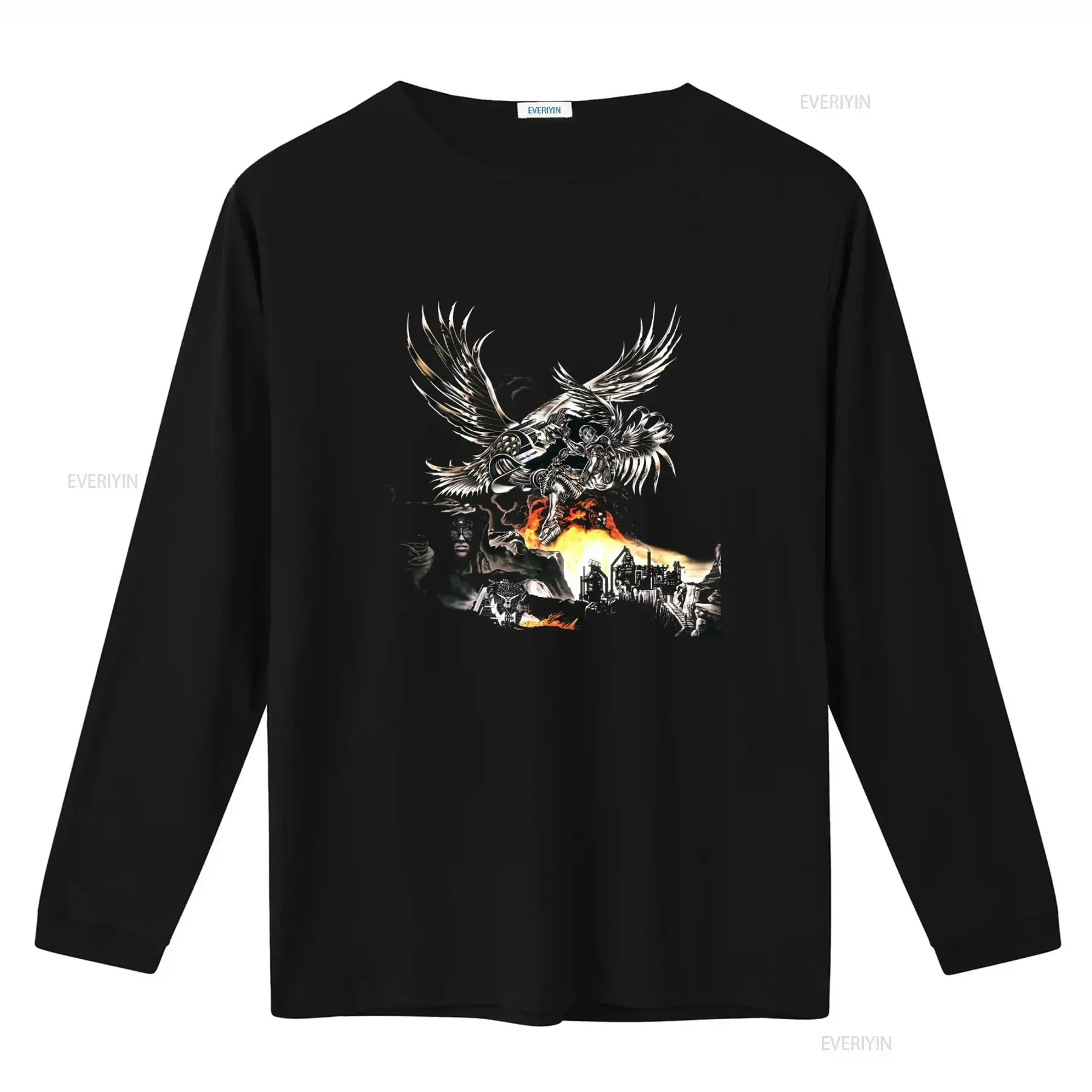 Cotton T shirt Judas Priest Metal Works '73 '93 Album Ian Hill Rob Halford Design Rock Band vintage Washed Unisex Breathable