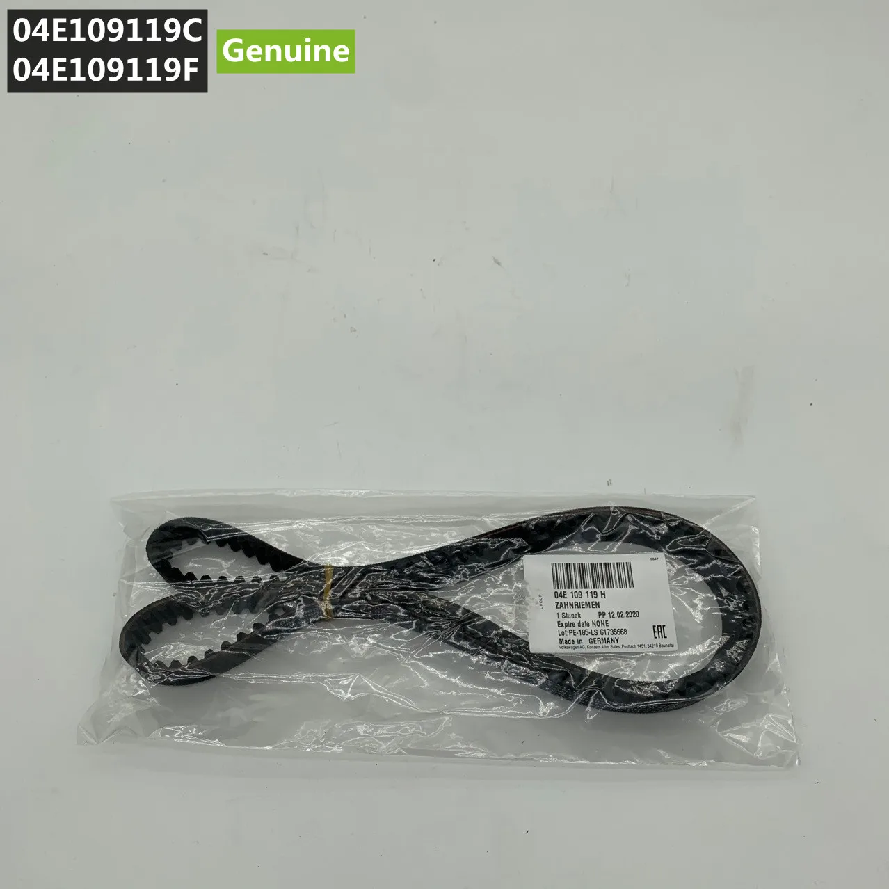 Made In Germany 04E109119C / 04E109119F / 04E109119H OEM Timing Belt For VW Jetta Audi A1 A3 Skoda 1.2T 1.4T ea211